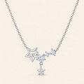 VESVIORA Celestial Star Necklace in S925 Sterling Silver